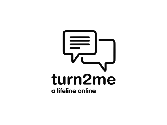 Turn2Me Logo B&W